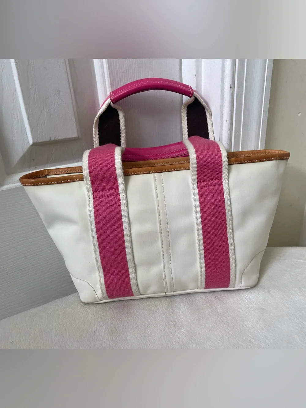 Coach canvas tote